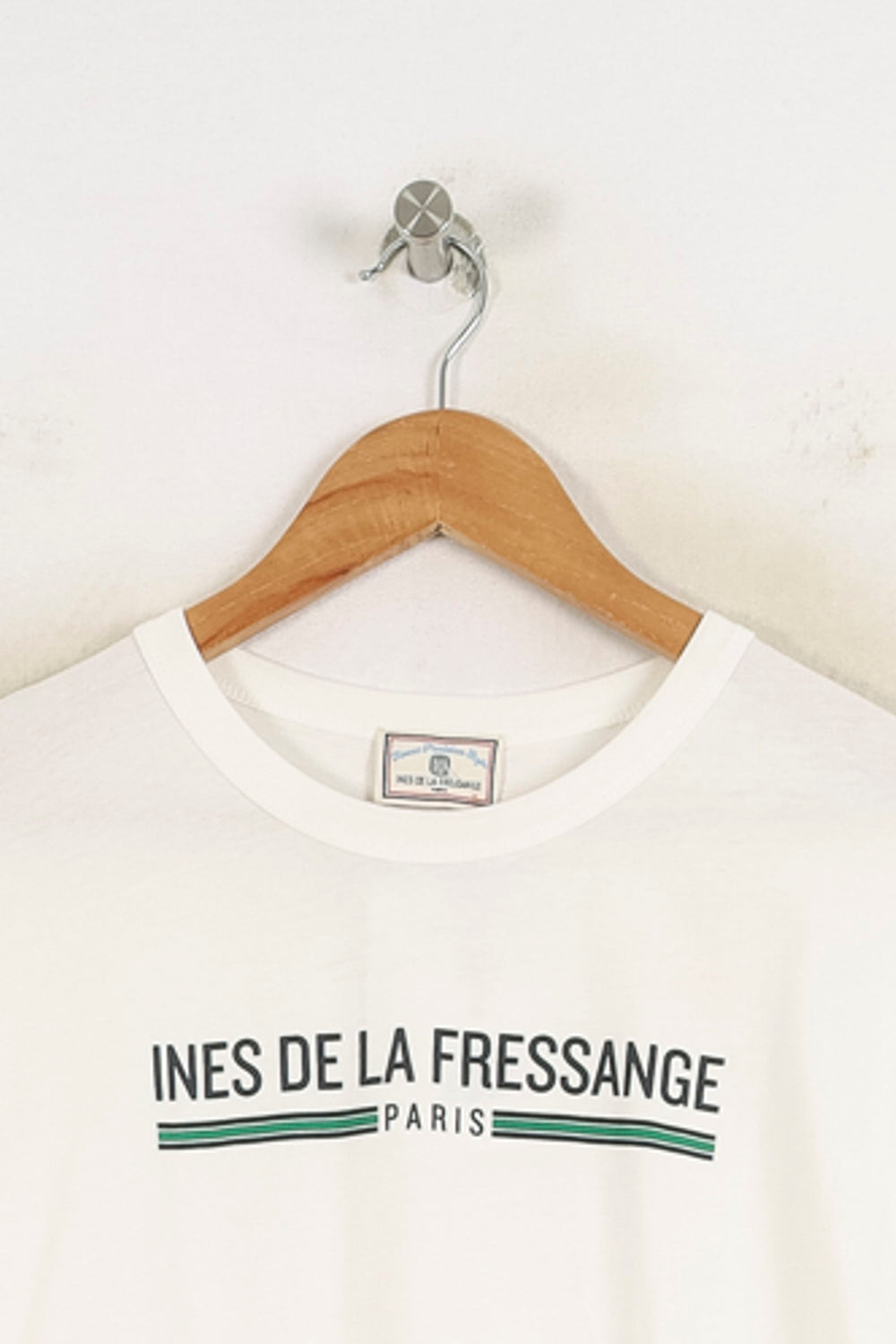 Tee-shirt Blanc - Taille S/36 de la marque Ines de la Fressange Paris | PARAD78165 - Vendu par Paradigme - Image 2