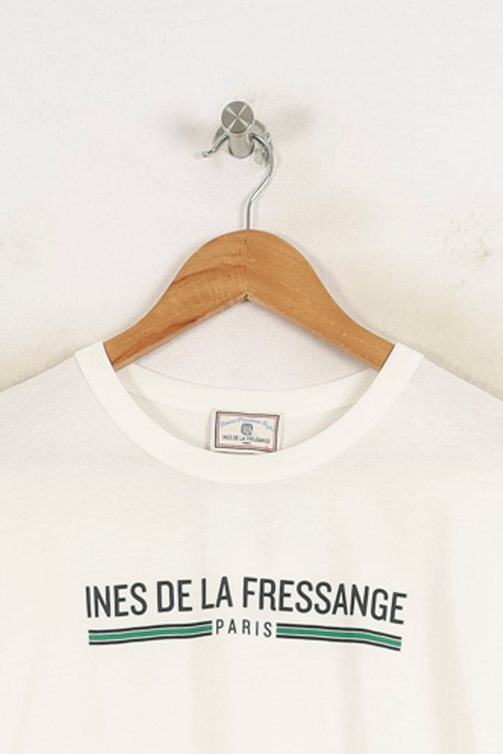 Tee-shirt Blanc - Taille S/36 de la marque Ines de la Fressange Paris | PARAD78165 - Vendu par Paradigme - Image 2