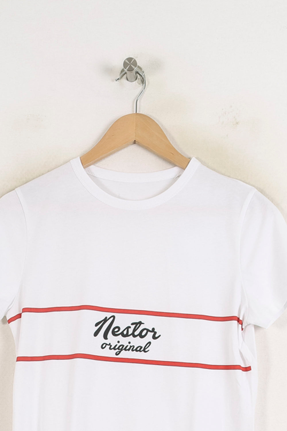 Tee-shirt Blanc et Rouge - Taille S/36 de la marque Ines de la Fressange Paris | PARAD78167 - Vendu par Paradigme - Image 2