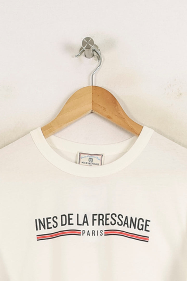 Tee-shirt Blanc - Taille S/36 de la marque Ines de la Fressange Paris | PARAD78168 - Vendu par Paradigme - Image 2