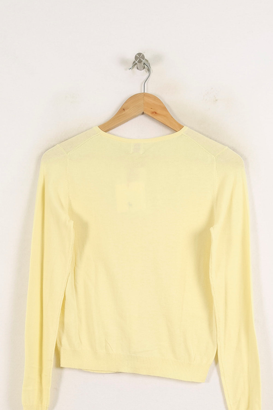 Cardigan Jaune - Taille S/36 de la marque Ines de la Fressange Paris | PARAD78172 - Vendu par Paradigme - Image 4