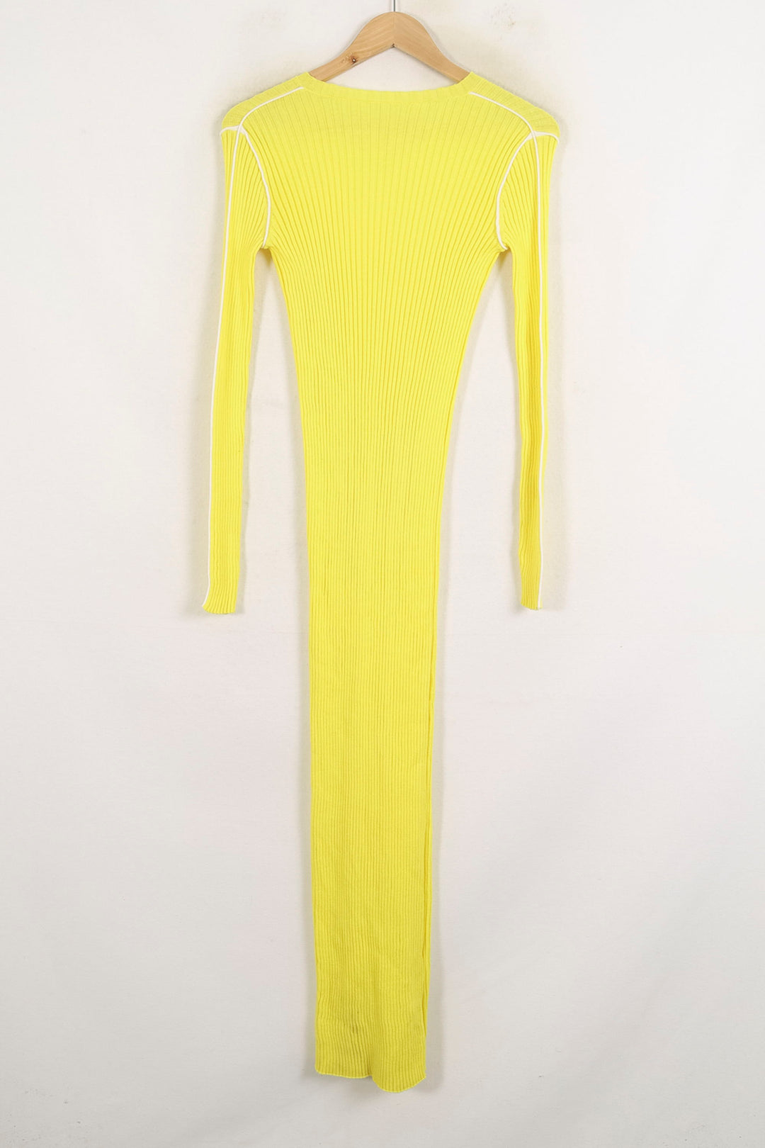 Robe Longue Jaune - Taille S/36 de la marque Ines de la Fressange Paris | PARAD78173 - Vendu par Paradigme - Image 4