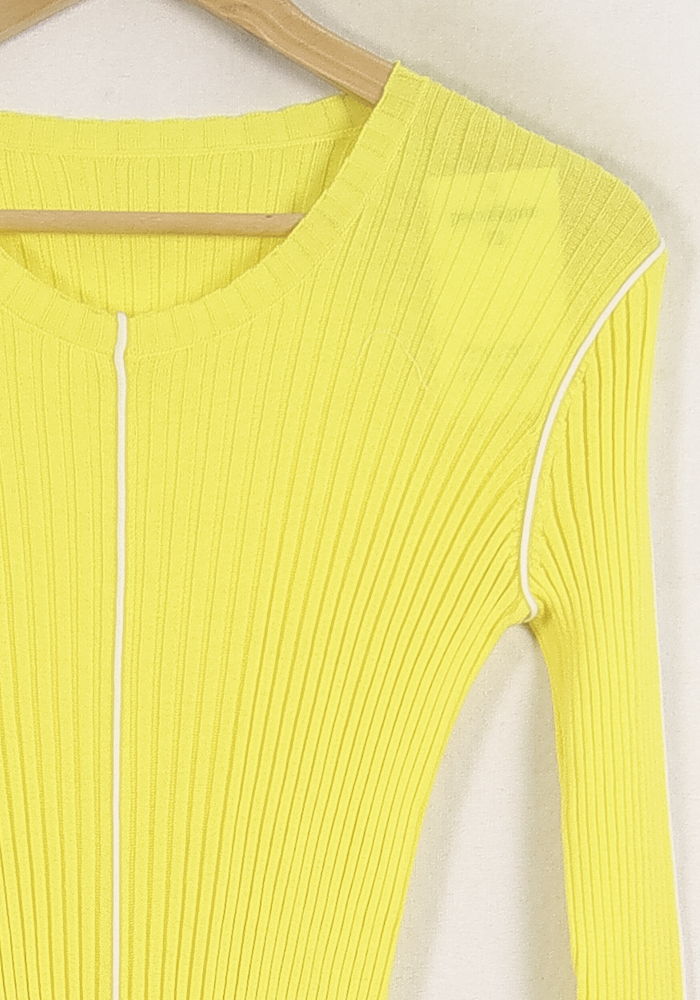Robe Longue Jaune - Taille S/36 de la marque Ines de la Fressange Paris | PARAD78173 - Vendu par Paradigme - Image 3