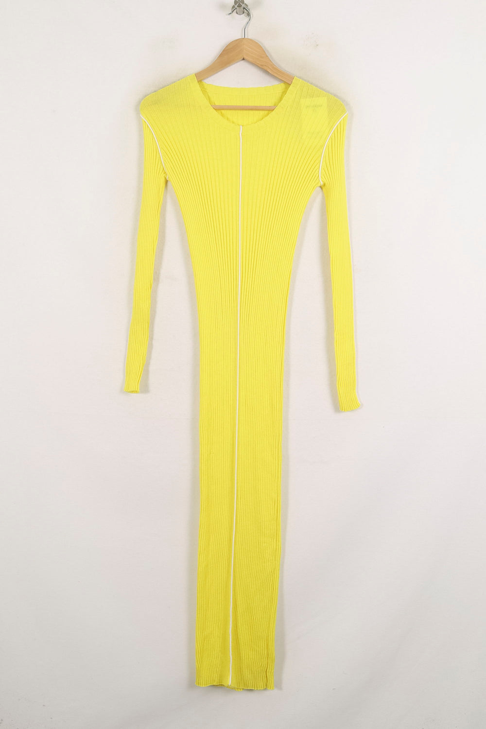 Robe Longue Jaune - Taille S/36 de la marque Ines de la Fressange Paris | PARAD78173 - Vendu par Paradigme - Image 2