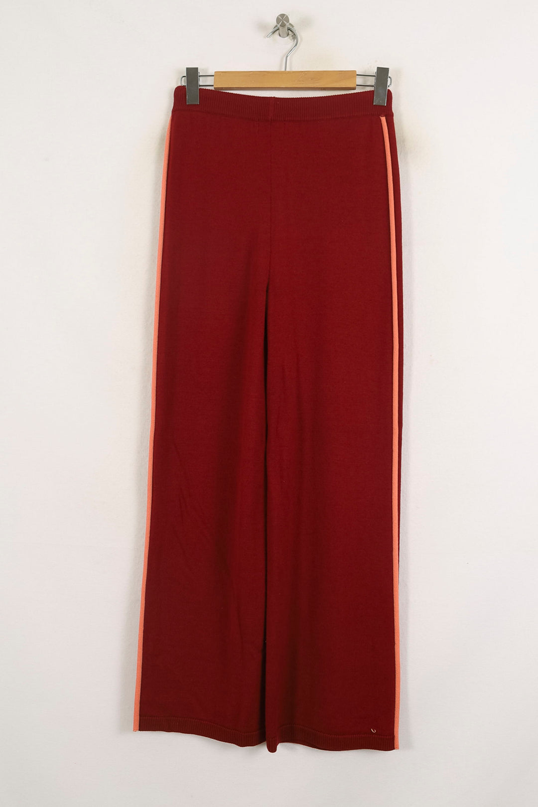 Pantalon Large Bordeaux - Taille S/36 de la marque Ines de la Fressange Paris | PARAD78175 - Vendu par Paradigme - Image 4