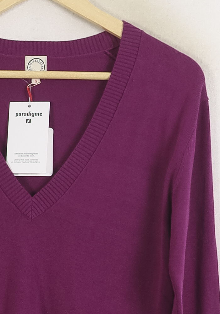 Pull Violet - Taille S/36 de la marque Ines de la Fressange Paris | PARAD78176 - Vendu par Paradigme - Image 3