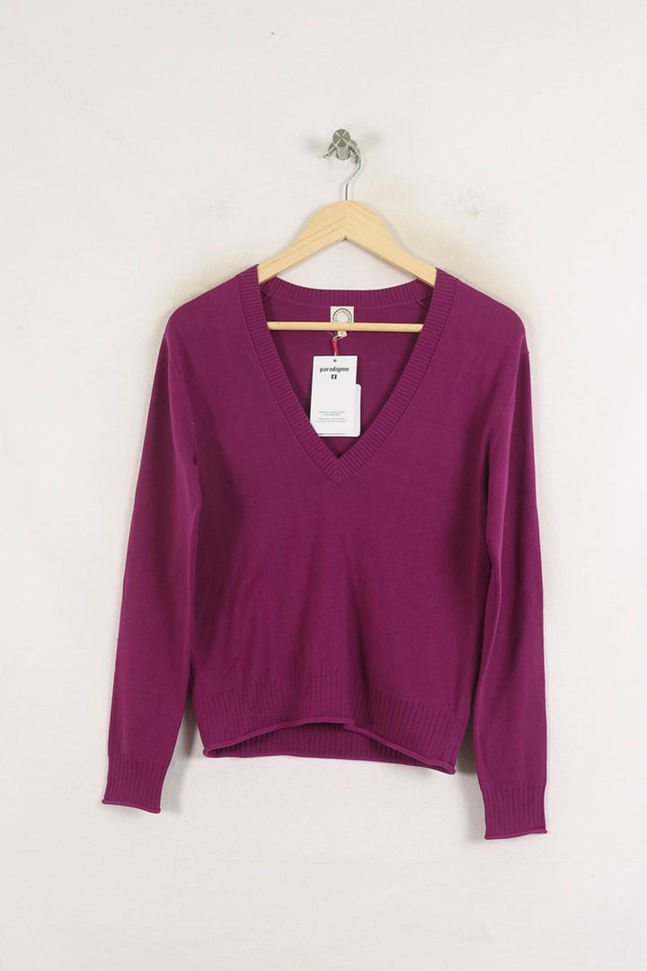 Pull Violet - Taille S/36 de la marque Ines de la Fressange Paris | PARAD78176 - Vendu par Paradigme - Image 2
