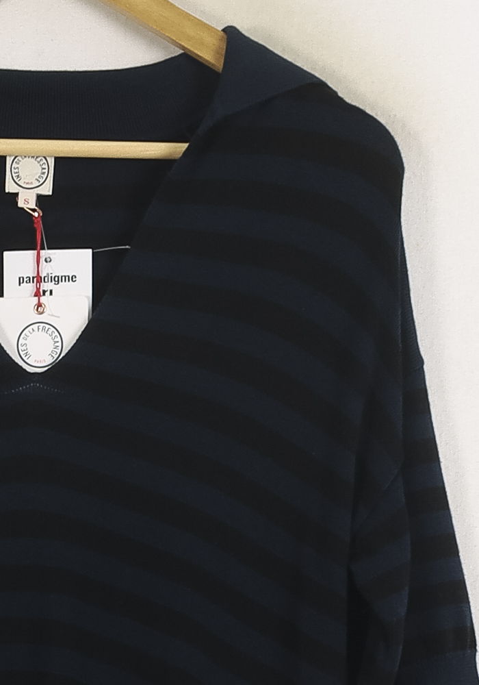 Robe Chemise Bleu - Taille S/36 de la marque Ines de la Fressange Paris | PARAD78179 - Vendu par Paradigme - Image 3