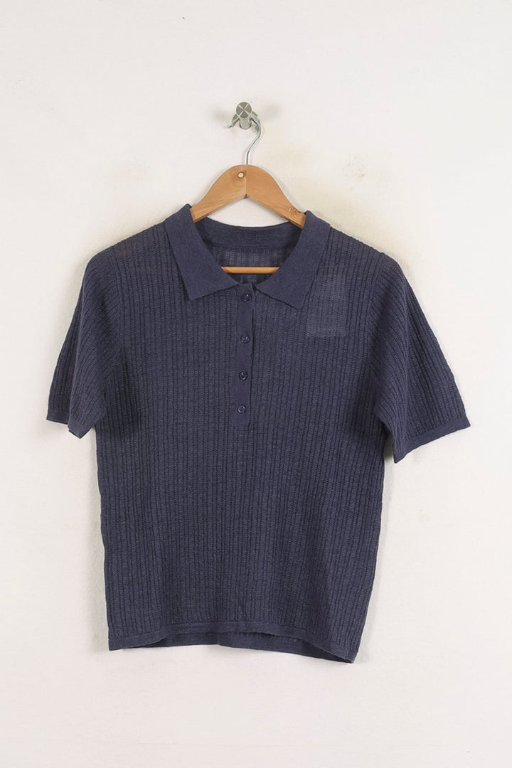Polo Bleu - Taille S/36 de la marque Ines de la Fressange Paris | PARAD78181 - Vendu par Paradigme - Image 2