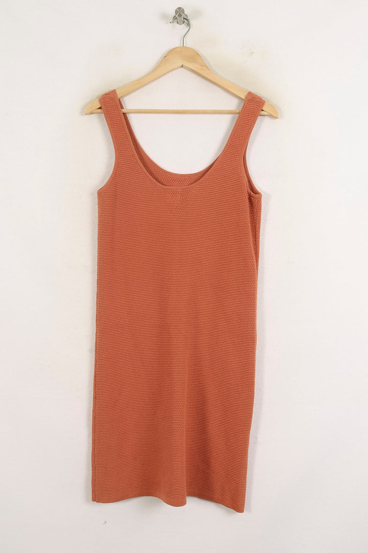 Robe Sans Manches Marron - Taille S/36 de la marque Ines de la Fressange Paris | PARAD78183 - Vendu par Paradigme - Image 4