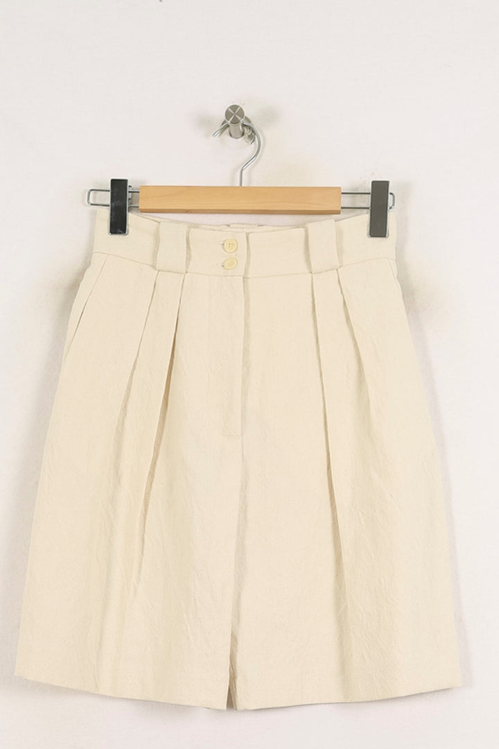 Bermuda Beige - Taille S/36 de la marque Ines de la Fressange Paris | PARAD78184 - Vendu par Paradigme - Image 2