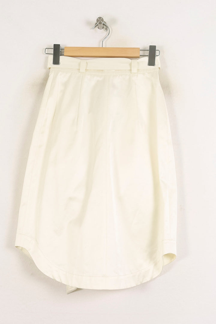 Jupe Midi Blanche - Taille S/36 de la marque Ines de la Fressange Paris | PARAD78187 - Vendu par Paradigme - Image 4