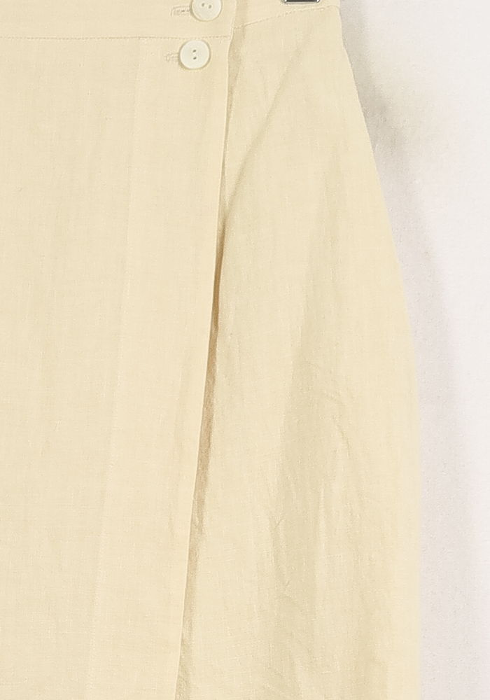 Jupe Portefeuille Beige - Taille S/36 de la marque Ines de la Fressange Paris | PARAD78190 - Vendu par Paradigme - Image 3