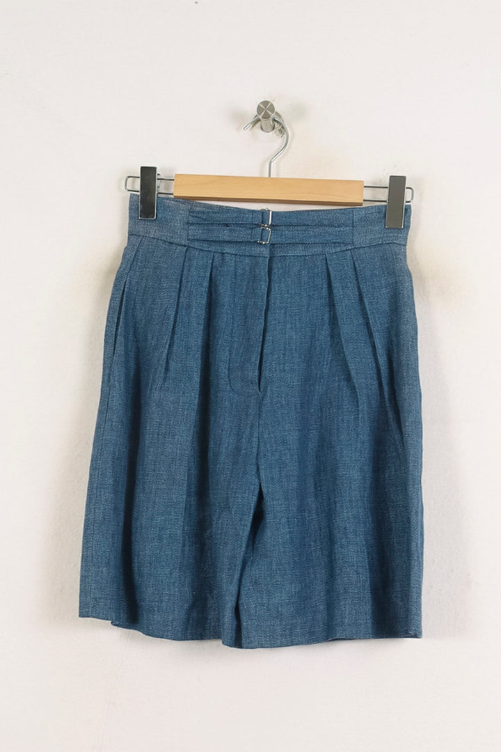 Bermuda Bleu - Taille S/36 de la marque Ines de la Fressange Paris | PARAD78193 - Vendu par Paradigme - Image 2
