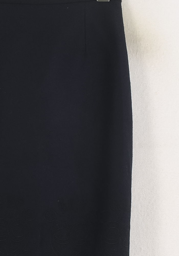 Jupe Droite Bleue - Taille S/36 de la marque Ines de la Fressange Paris | PARAD78194 - Vendu par Paradigme - Image 3