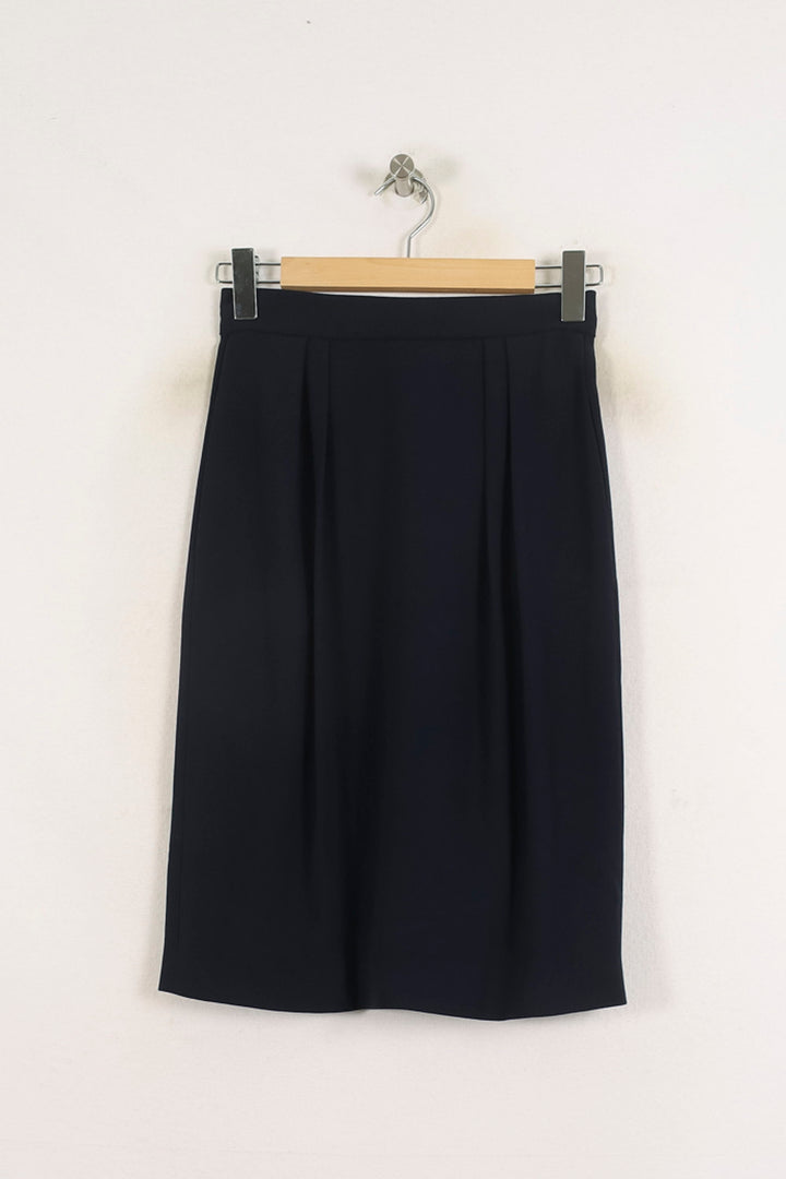 Jupe Mi Longue Bleu - Taille S/36 de la marque Ines de la Fressange Paris | PARAD78196 - Vendu par Paradigme - Image 2
