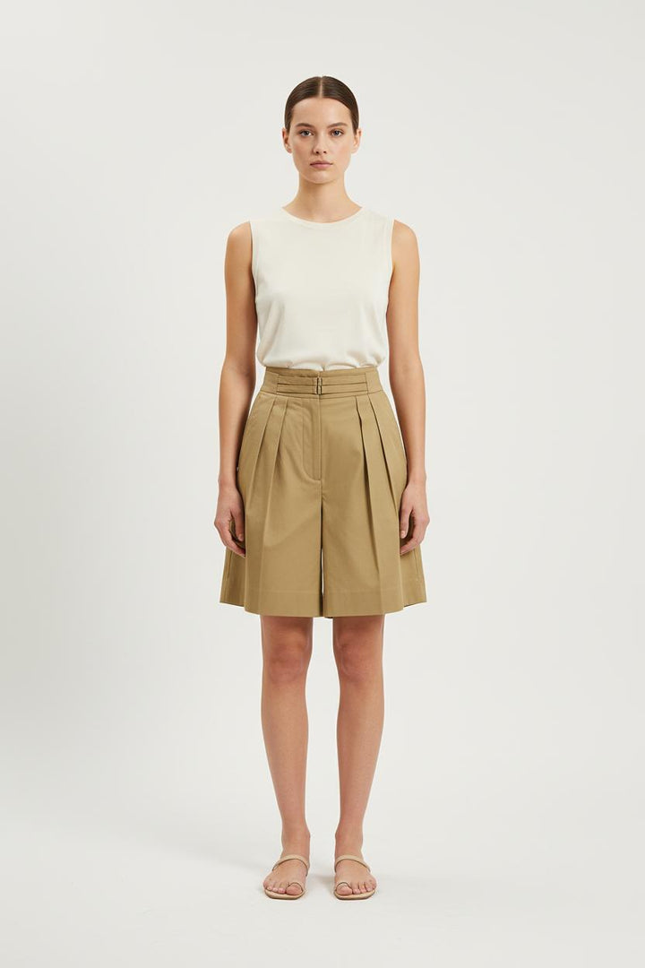 Short Beige - Taille S/36 de la marque Ines de la Fressange Paris | PARAD78199 - Vendu par Paradigme - Image 1