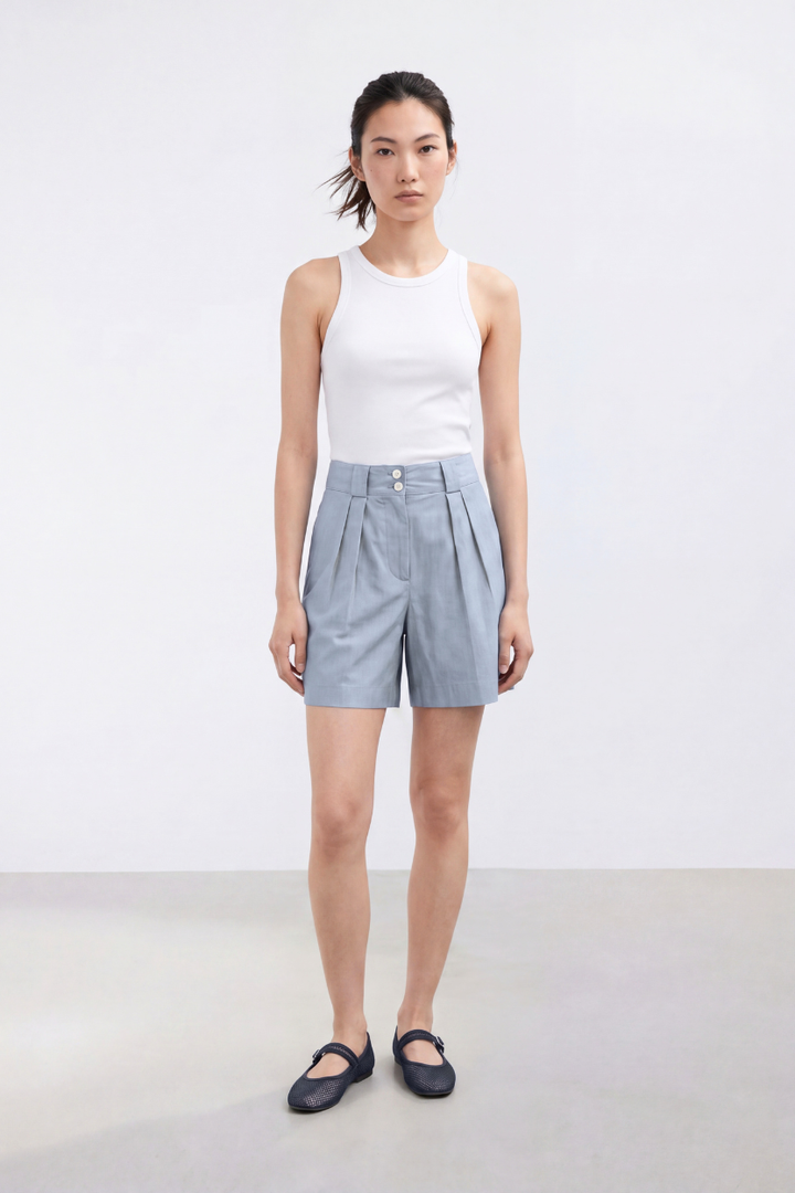 Bermuda Bleu - Taille S/36