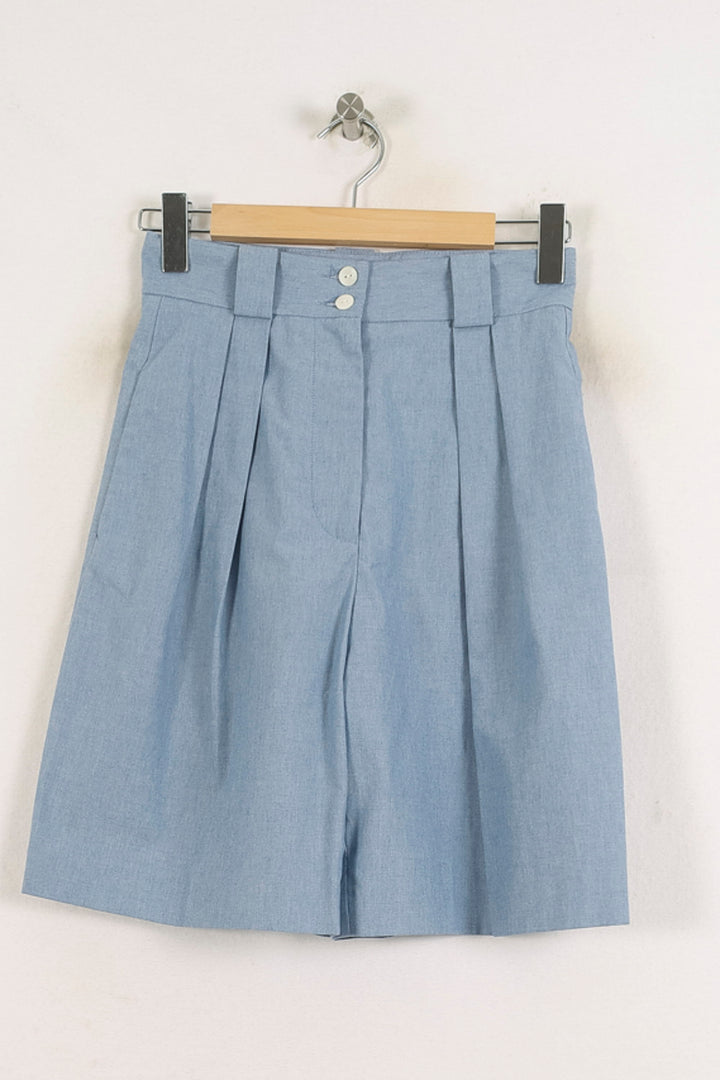 Bermuda Bleu - Taille S/36 de la marque Ines de la Fressange Paris | PARAD78202 - Vendu par Paradigme - Image 2