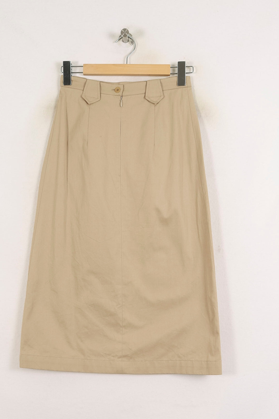 Jupe Portefeuille Beige - Taille S/36 de la marque Ines de la Fressange Paris | PARAD78203 - Vendu par Paradigme - Image 4