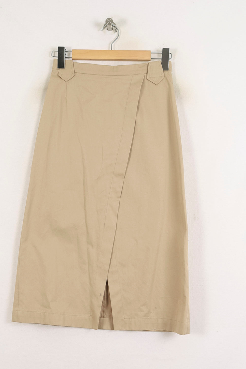 Jupe Portefeuille Beige - Taille S/36 de la marque Ines de la Fressange Paris | PARAD78203 - Vendu par Paradigme - Image 2