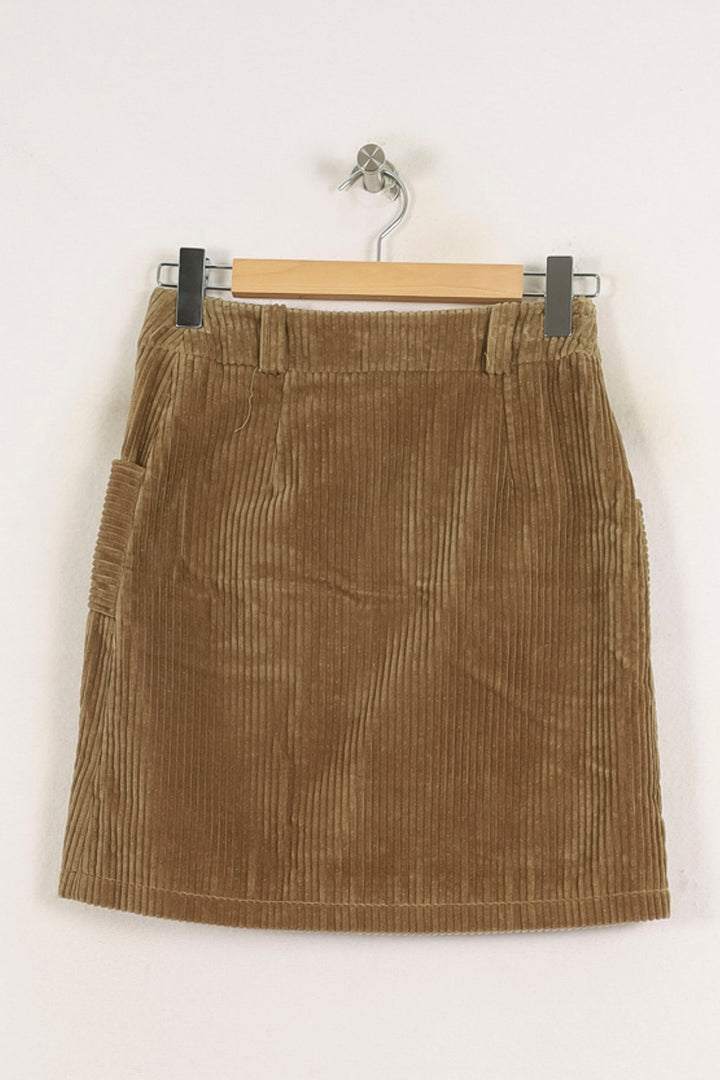 Jupe Courte Beige - Taille S/36 de la marque Ines de la Fressange Paris | PARAD78204 - Vendu par Paradigme - Image 4