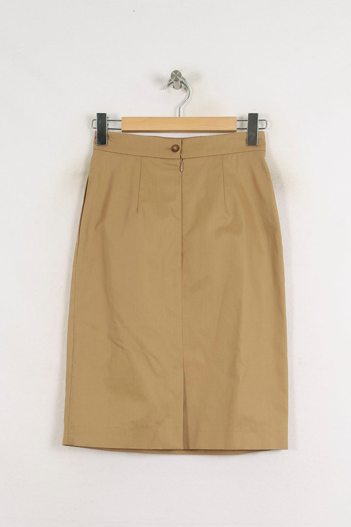 Jupe Crayon Beige - Taille S/36 de la marque Ines de la Fressange Paris | PARAD78205 - Vendu par Paradigme - Image 4
