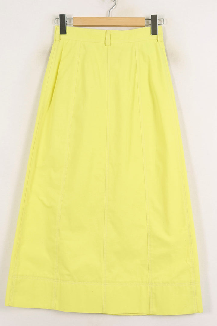 Jupe Longue Jaune - Taille S/36 de la marque Ines de la Fressange Paris | PARAD78206 - Vendu par Paradigme - Image 4
