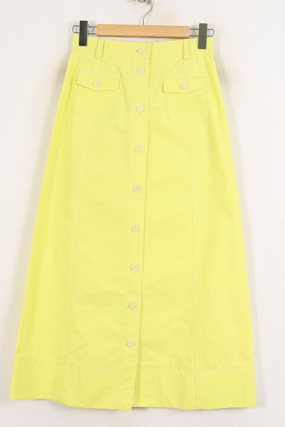 Jupe Longue Jaune - Taille S/36 de la marque Ines de la Fressange Paris | PARAD78206 - Vendu par Paradigme - Image 2