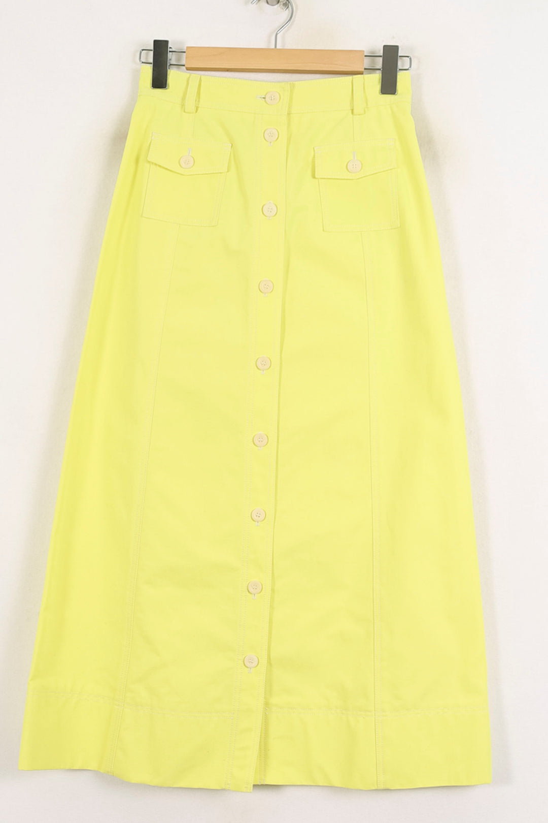 Jupe Longue Jaune - Taille S/36 de la marque Ines de la Fressange Paris | PARAD78206 - Vendu par Paradigme - Image 2