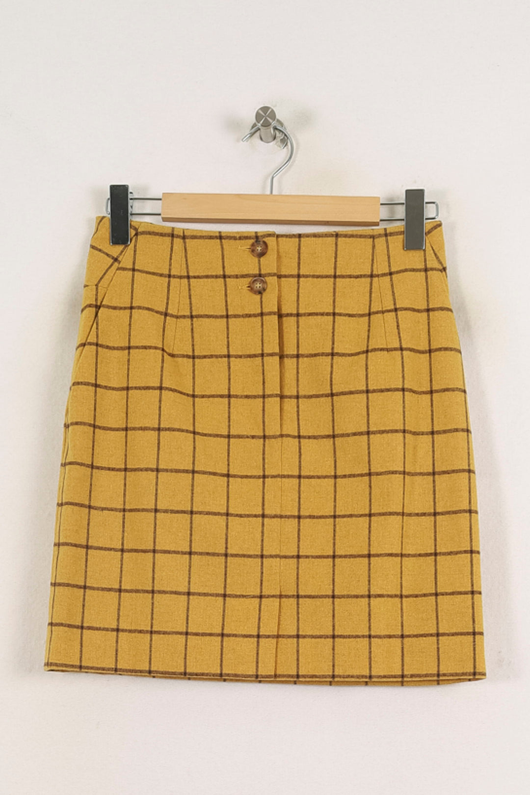 Jupe Droite Jaune - Taille S/36 de la marque Ines de la Fressange Paris | PARAD78208 - Vendu par Paradigme - Image 2