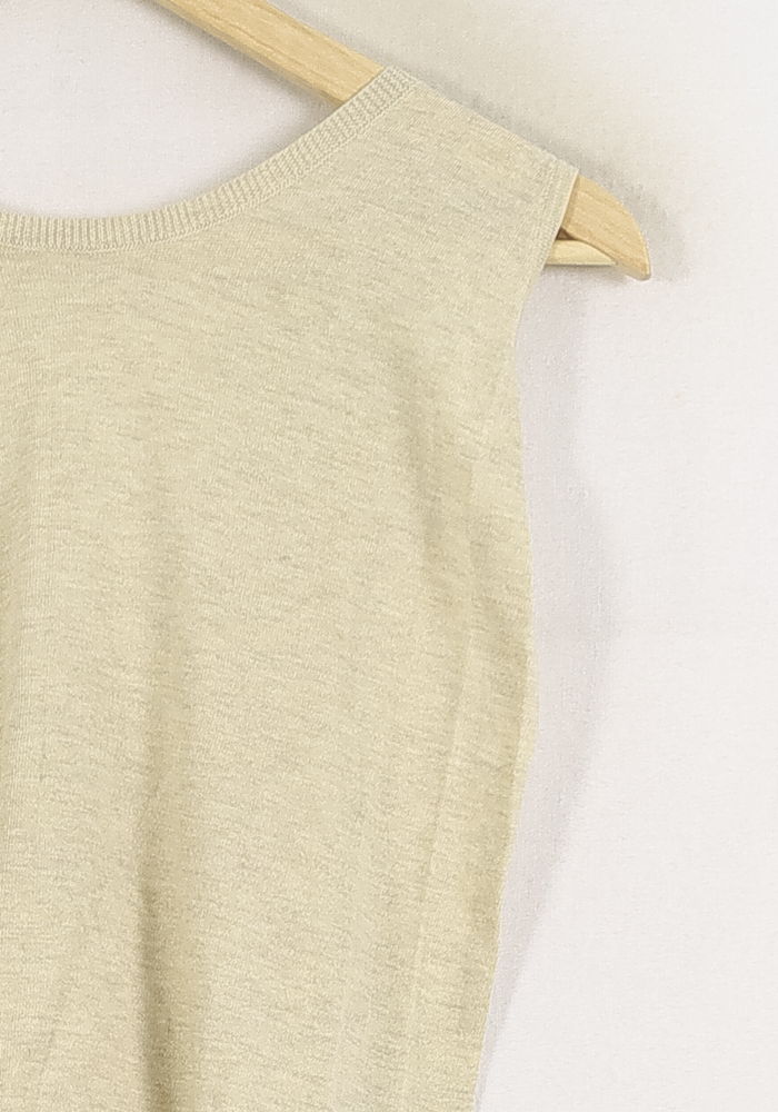 Débardeur Beige - Taille S/36 de la marque Ines de la Fressange Paris | PARAD78211 - Vendu par Paradigme - Image 3