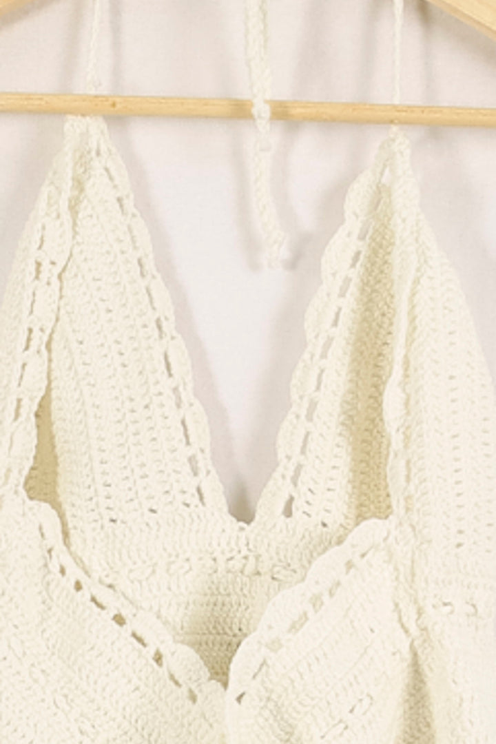 Top En Crochet Blanc - Taille L/40 de la marque Ines de la Fressange Paris | PARAD78218 - Vendu par Paradigme - Image 4