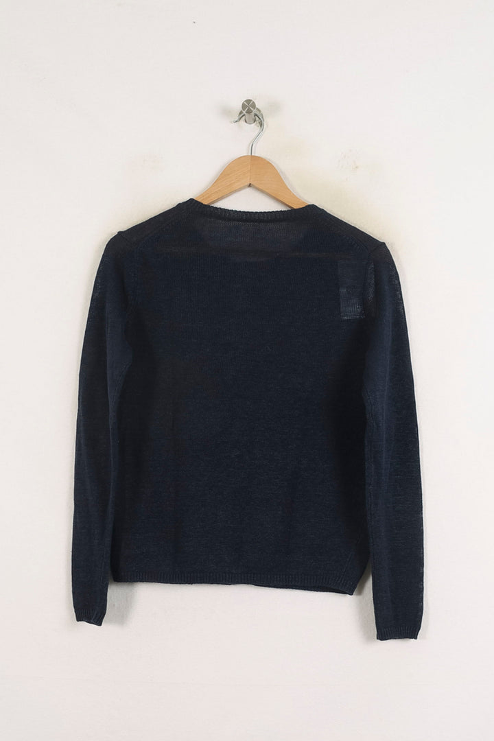 Cardigan Bleu - Taille S/36 de la marque Ines de la Fressange Paris | PARAD78219 - Vendu par Paradigme - Image 4