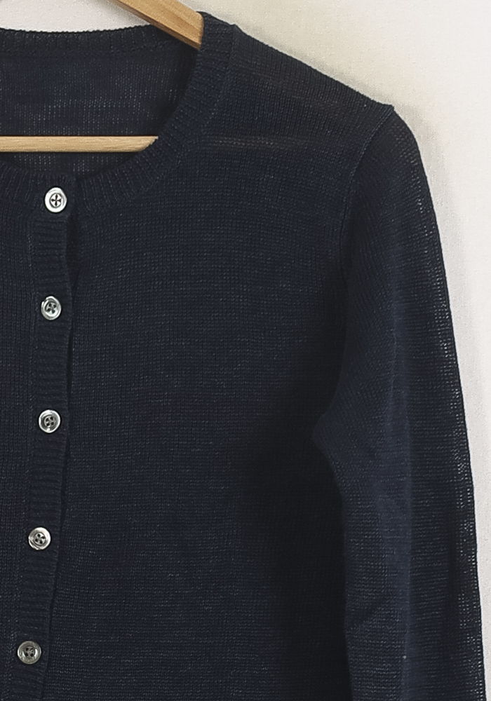 Cardigan Bleu - Taille S/36 de la marque Ines de la Fressange Paris | PARAD78219 - Vendu par Paradigme - Image 3