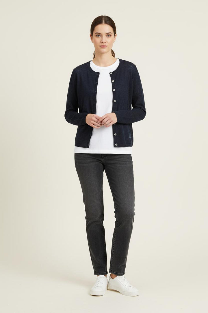 Cardigan Bleu - Taille S/36 de la marque Ines de la Fressange Paris | PARAD78219 - Vendu par Paradigme - Image 1