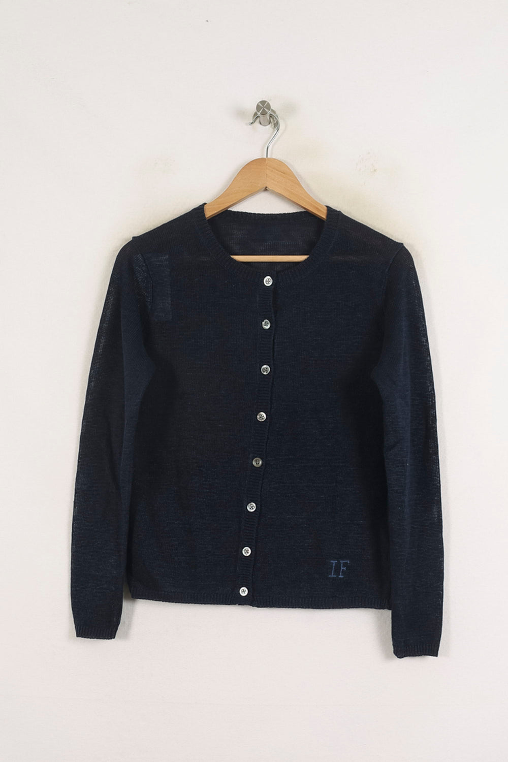 Cardigan Bleu - Taille S/36 de la marque Ines de la Fressange Paris | PARAD78219 - Vendu par Paradigme - Image 2