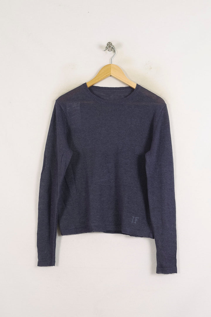 Pull Bleu - Taille S/36 de la marque Ines de la Fressange Paris | PARAD78220 - Vendu par Paradigme - Image 2