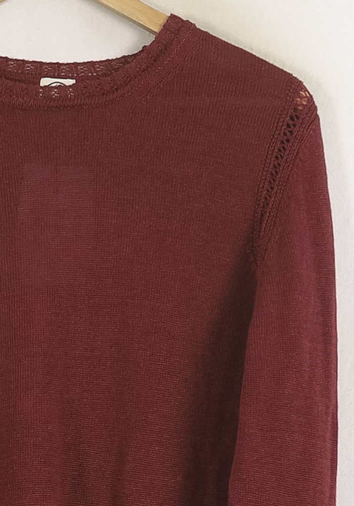 Pull Bordeaux - Taille S/36 de la marque Ines de la Fressange Paris | PARAD78221 - Vendu par Paradigme - Image 3