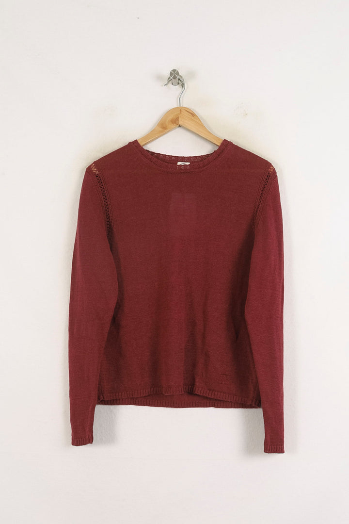 Pull Bordeaux - Taille S/36 de la marque Ines de la Fressange Paris | PARAD78221 - Vendu par Paradigme - Image 2