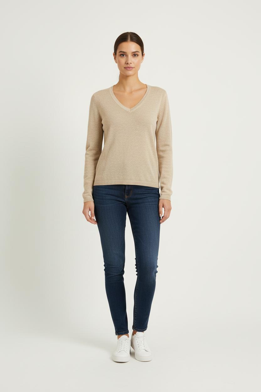 Pull Beige - Taille S/36 de la marque Ines de la Fressange Paris | PARAD78224 - Vendu par Paradigme - Image 1