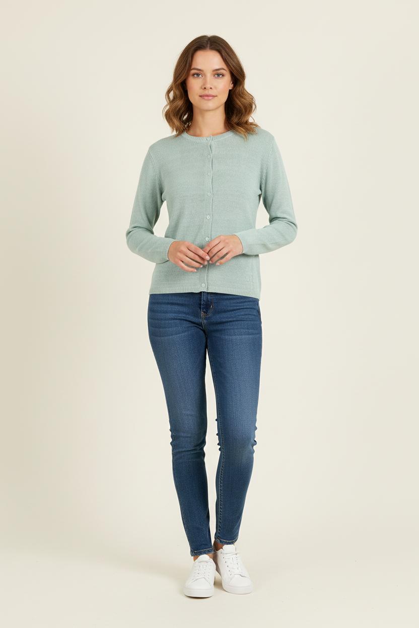 Cardigan Bleu - Taille S/36 de la marque Ines de la Fressange Paris | PARAD78225 - Vendu par Paradigme - Image 1