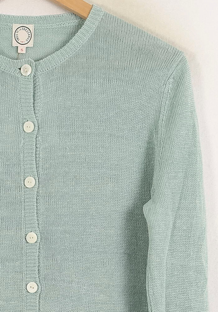 Cardigan Bleu - Taille S/36 de la marque Ines de la Fressange Paris | PARAD78226 - Vendu par Paradigme - Image 3