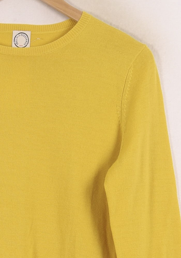Pull Jaune - Taille S/36 de la marque Ines de la Fressange Paris | PARAD78229 - Vendu par Paradigme - Image 3