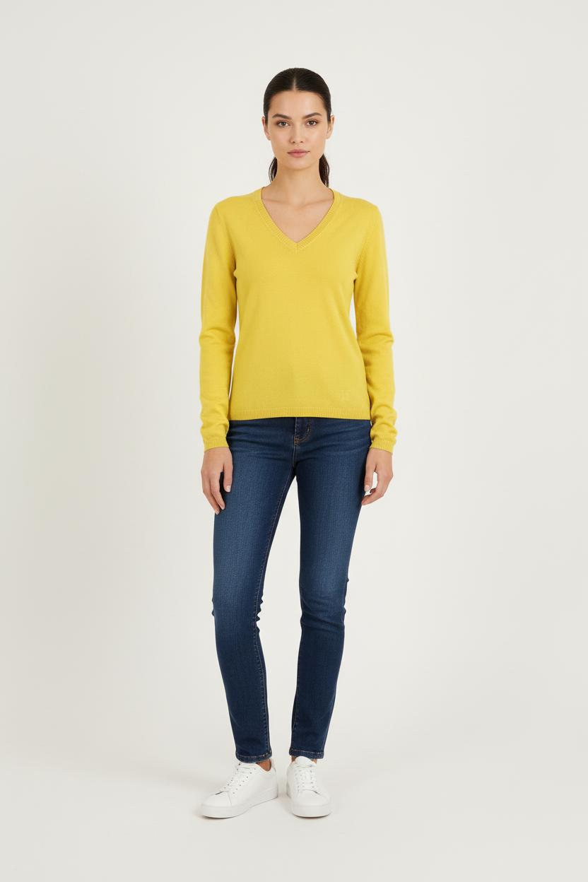 Pull Jaune - Taille S/36 de la marque Ines de la Fressange Paris | PARAD78230 - Vendu par Paradigme - Image 1