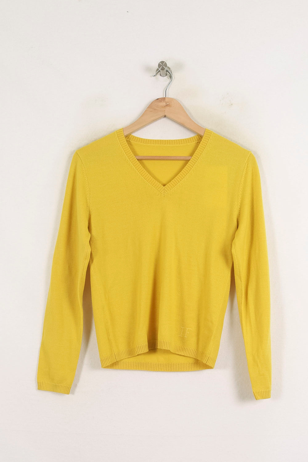 Pull Jaune - Taille S/36 de la marque Ines de la Fressange Paris | PARAD78230 - Vendu par Paradigme - Image 2