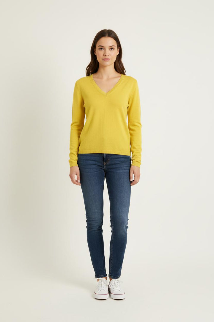 Pull Jaune - Taille S/36 de la marque Ines de la Fressange Paris | PARAD78233 - Vendu par Paradigme - Image 1
