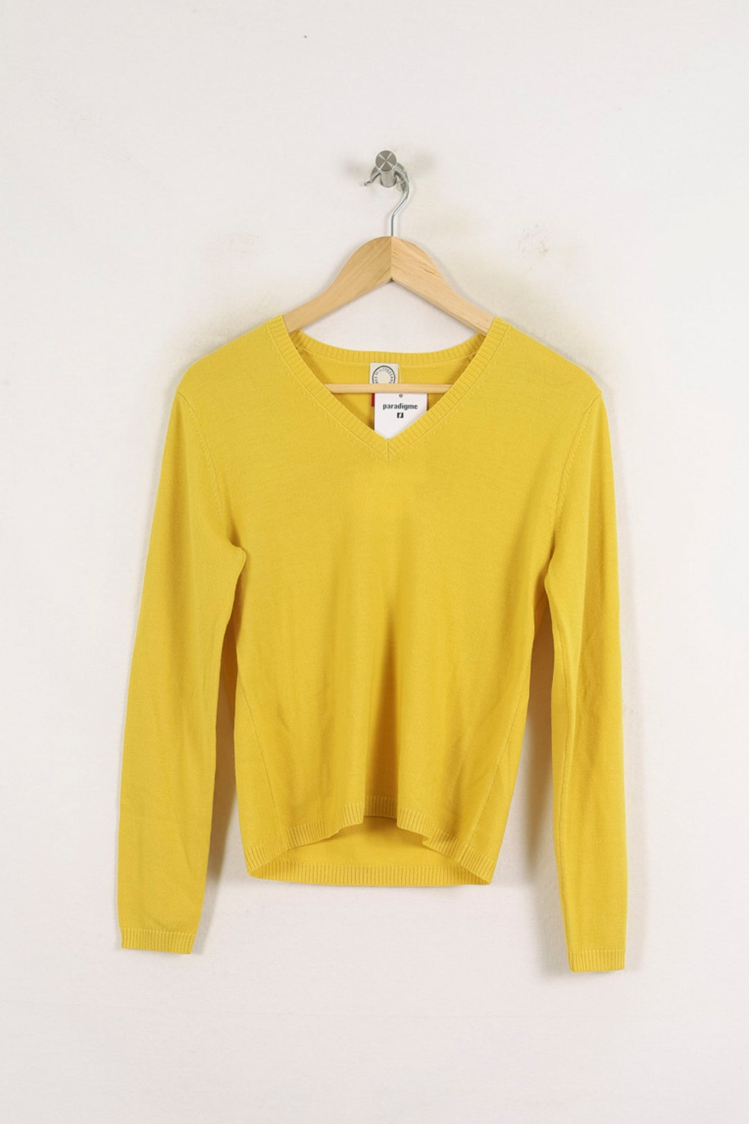 Pull Jaune - Taille S/36 de la marque Ines de la Fressange Paris | PARAD78233 - Vendu par Paradigme - Image 2