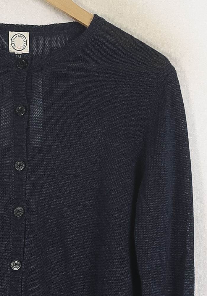 Cardigan Bleu - Taille S/36 de la marque Ines de la Fressange Paris | PARAD78236 - Vendu par Paradigme - Image 3