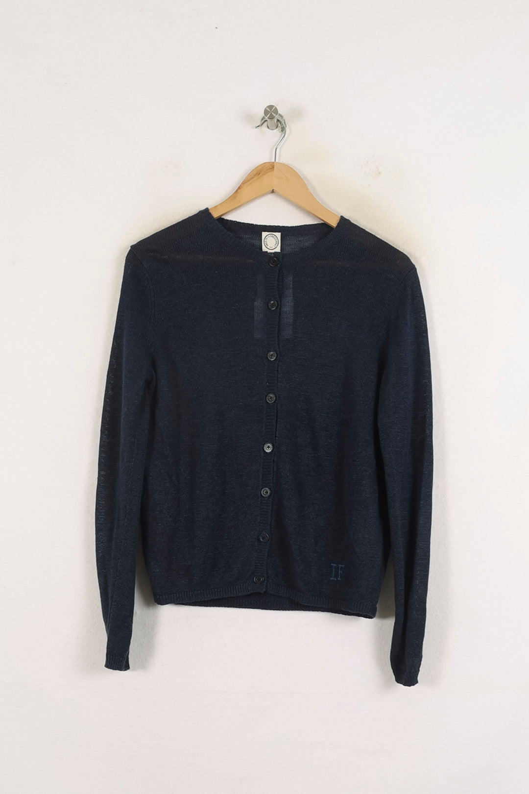 Cardigan Bleu - Taille S/36 de la marque Ines de la Fressange Paris | PARAD78236 - Vendu par Paradigme - Image 2